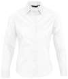 17015 Eden SOL'S Ladies Eden Long Sleeve Fitted Shirt White colour image